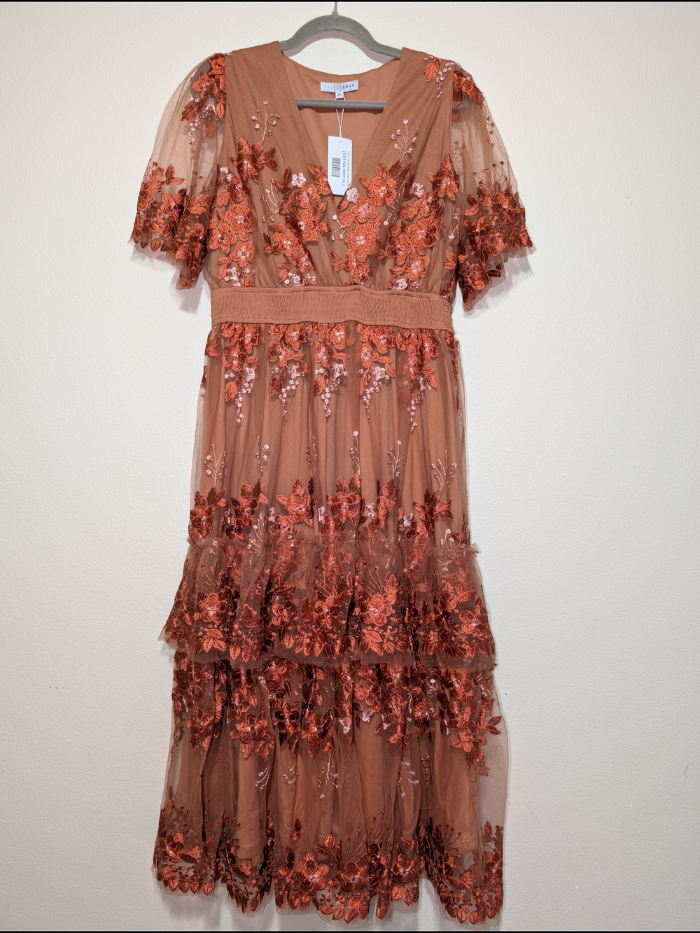 NWT Baltic Born Lotte Embroidered Midi Dress Size XL - Picture 2 of 12